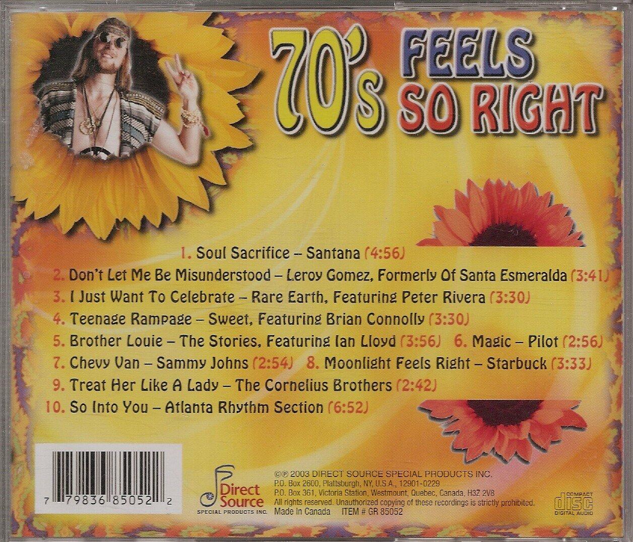70's Feels So Right [Audio CD] Various Artists