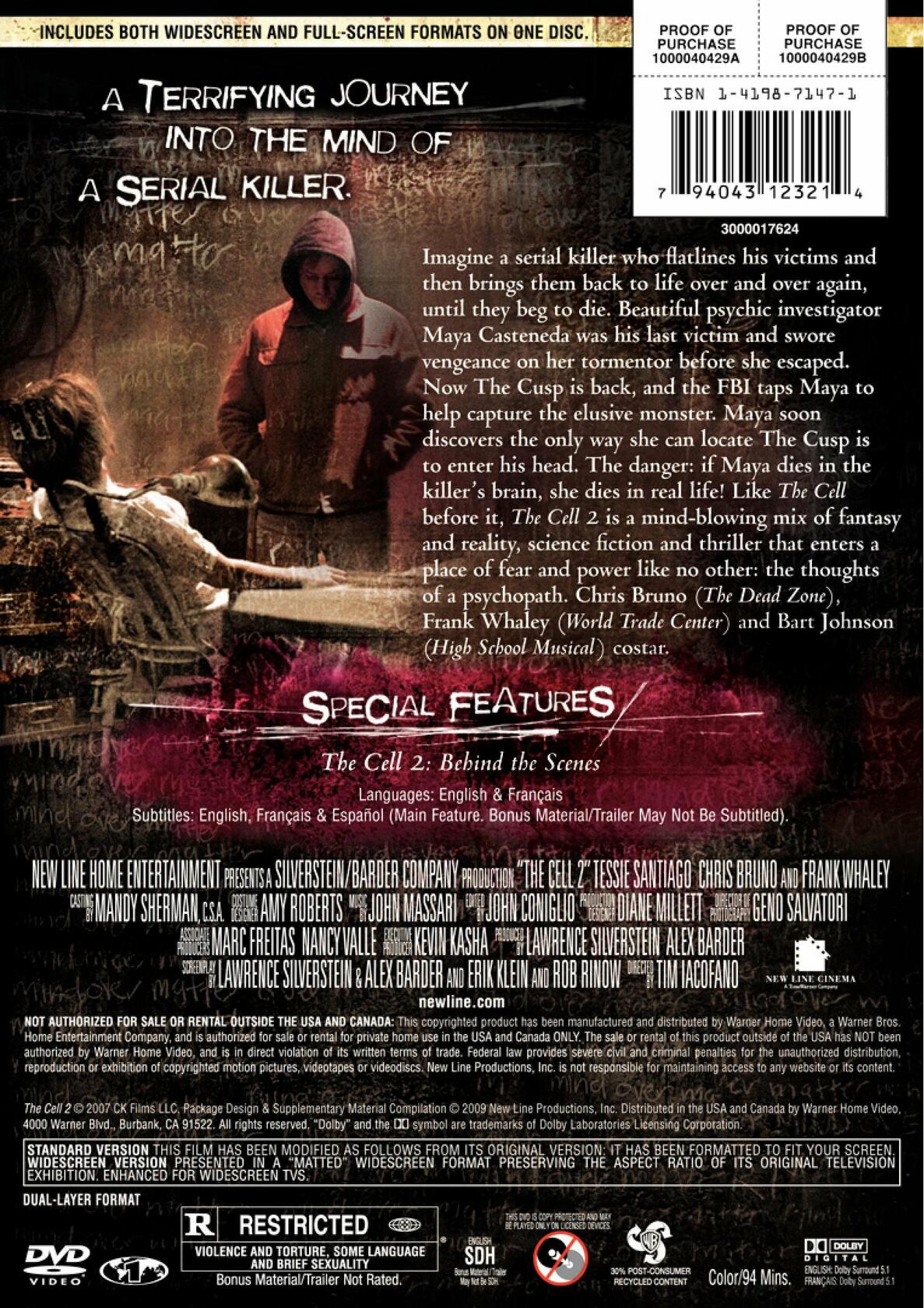 The Cell 2 (Sous-titres français) [Import] - Acceptable
