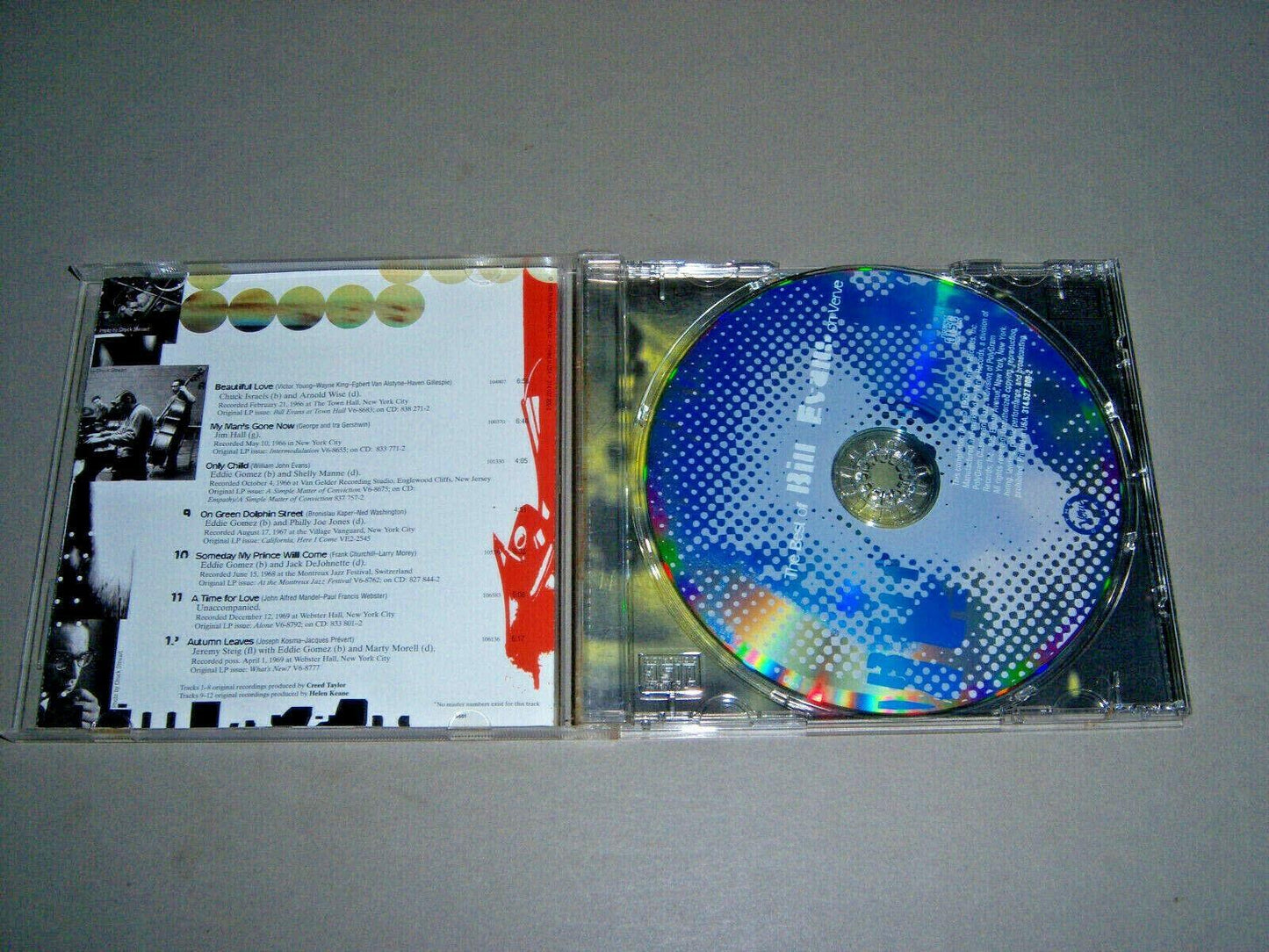 Best of on Verve [Audio CD] Evans, Bill