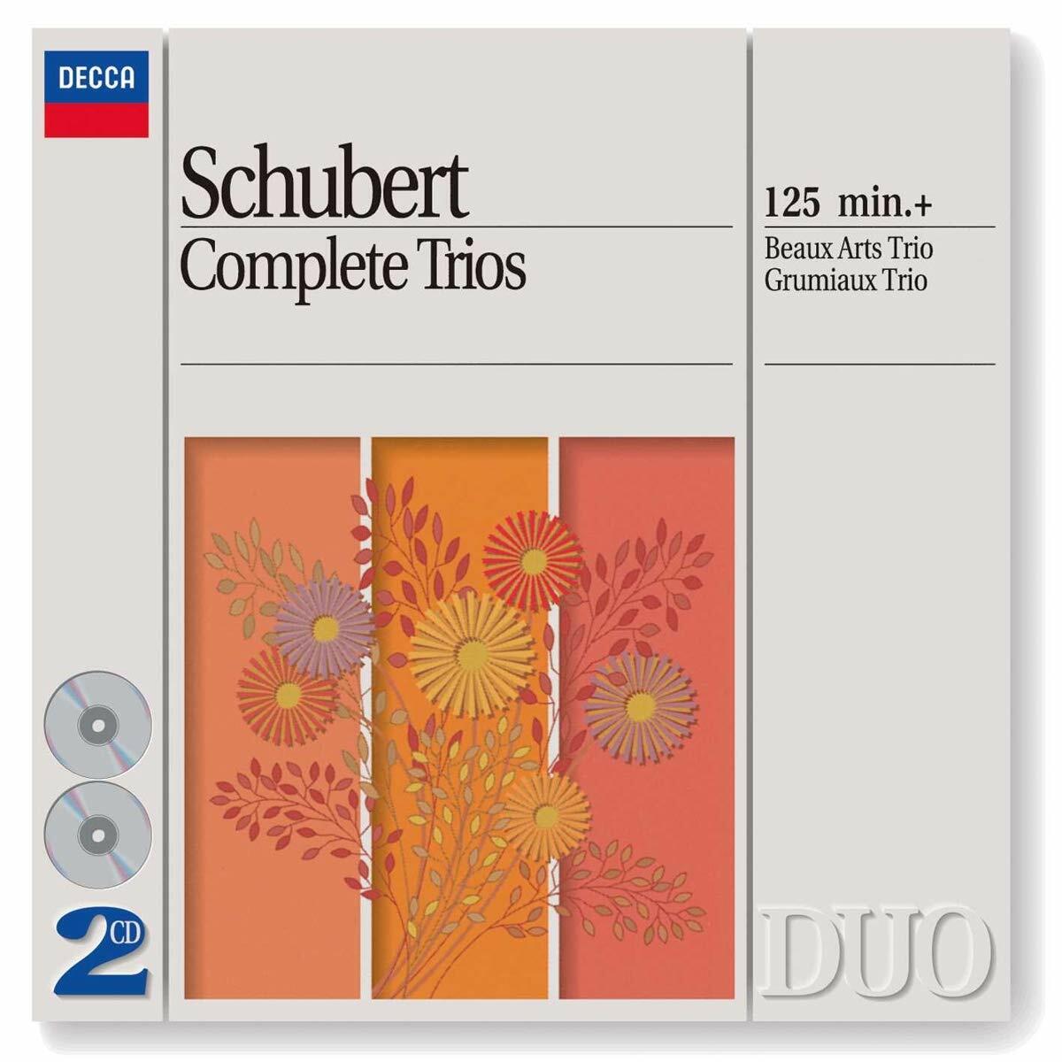 String Trios / Piano Trios [Audio CD] BEAUX ARTS TRIO; Beaux Arts Trio; Grumiaux Trio and Franz Peter Schubert