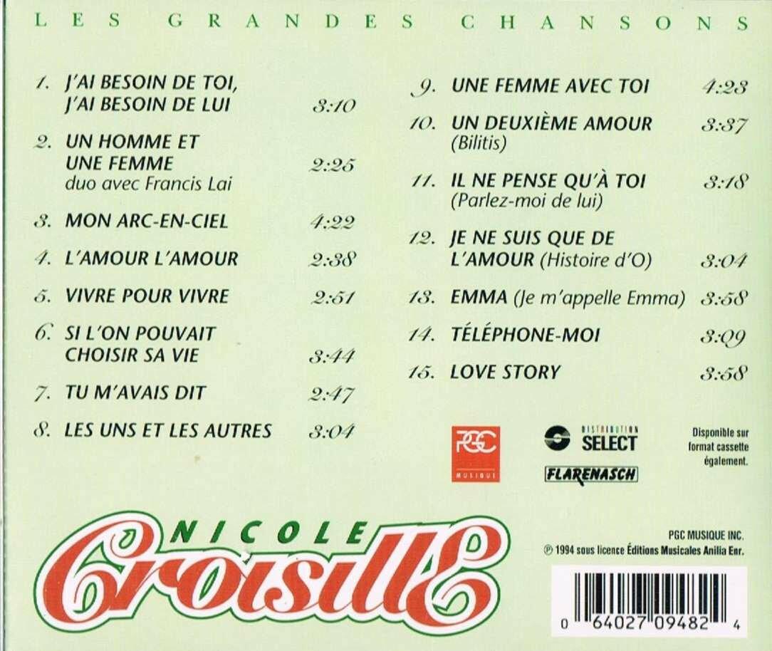 Nicole Croisille - Les Grandes Chansons [Audio CD]