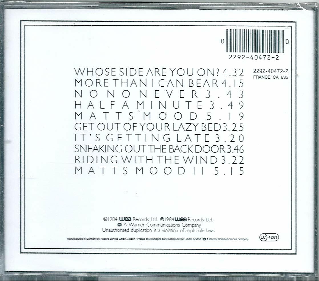 Who'S Side Are You On [Audio CD] Matt Bianco - Very Good