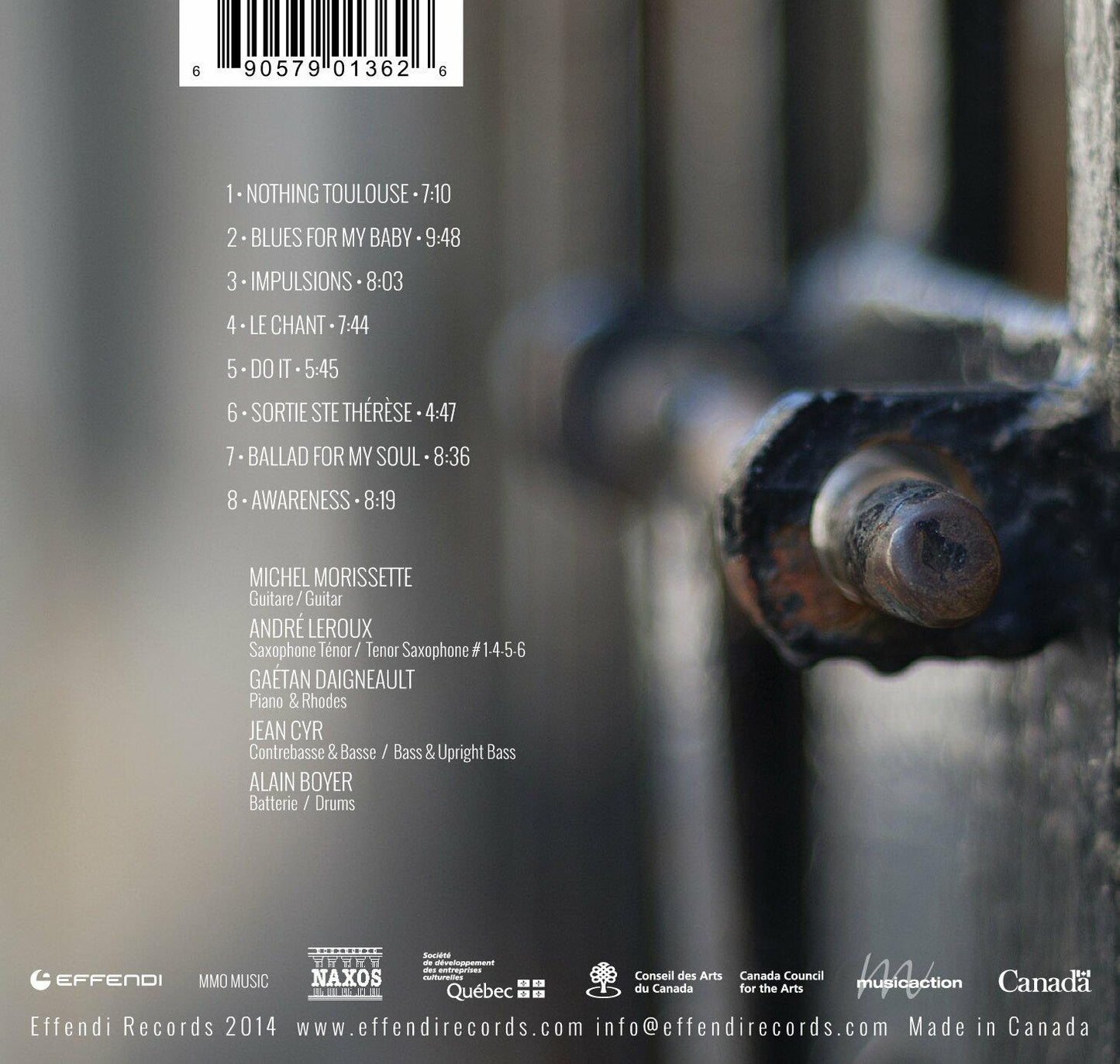 Nothing Toulouse [Audio CD] Morissette; Leroux; Daigneault; Cyr and Boyer