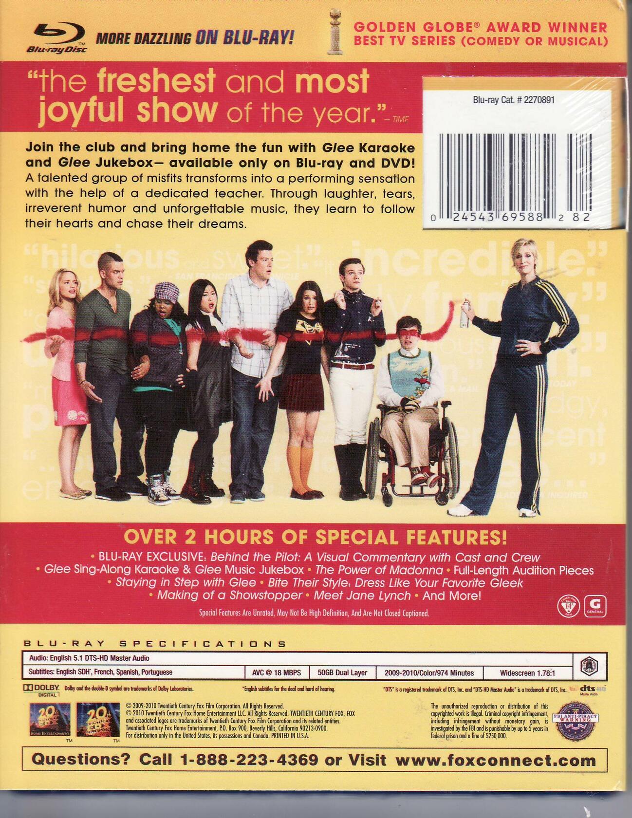 Glee: The Complete First Season [Blu-ray] [Blu-ray] - Very Good