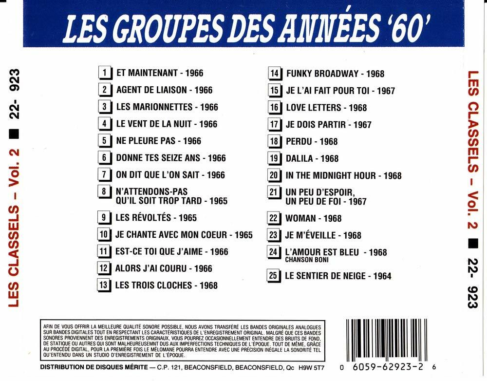 Les Classels - Vol 2 - Album Double - (Canada) [Audio CD] LES CLASSELS - Very Good