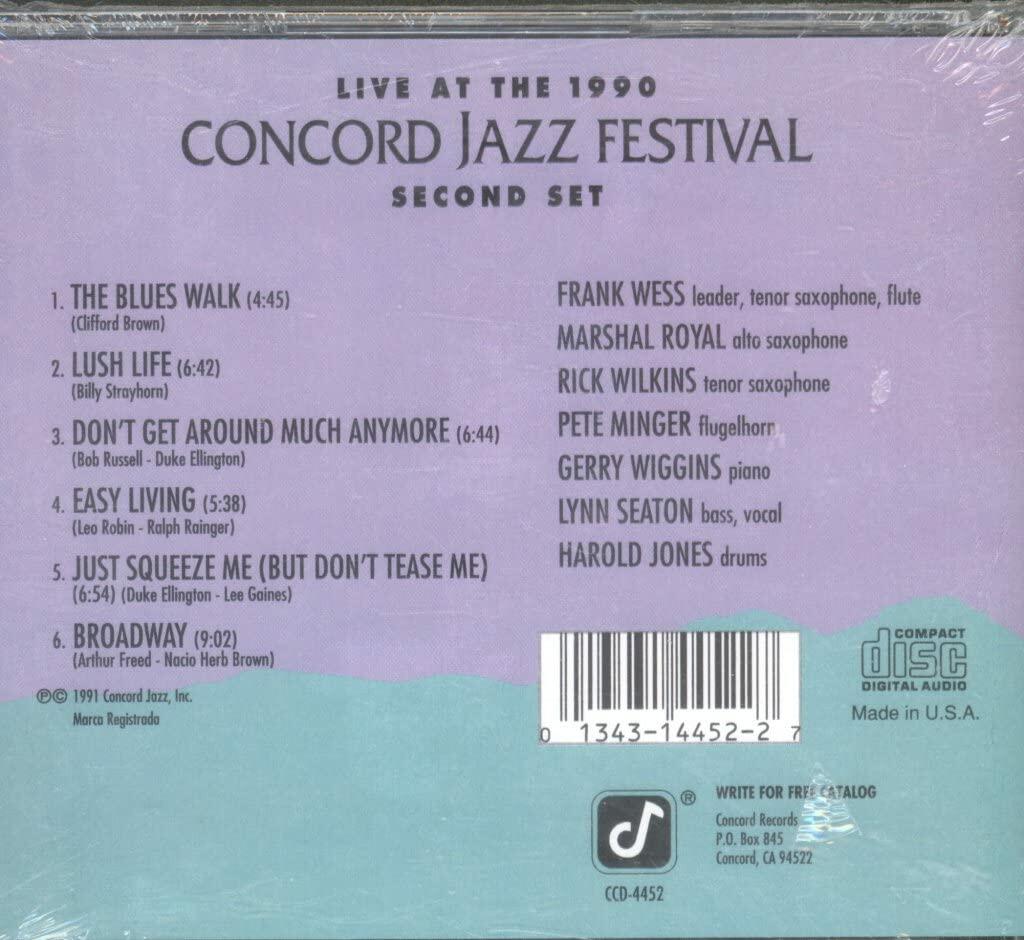 Live 1990 Concord Jazz: Second Set [Audio CD] Various Artists - Good