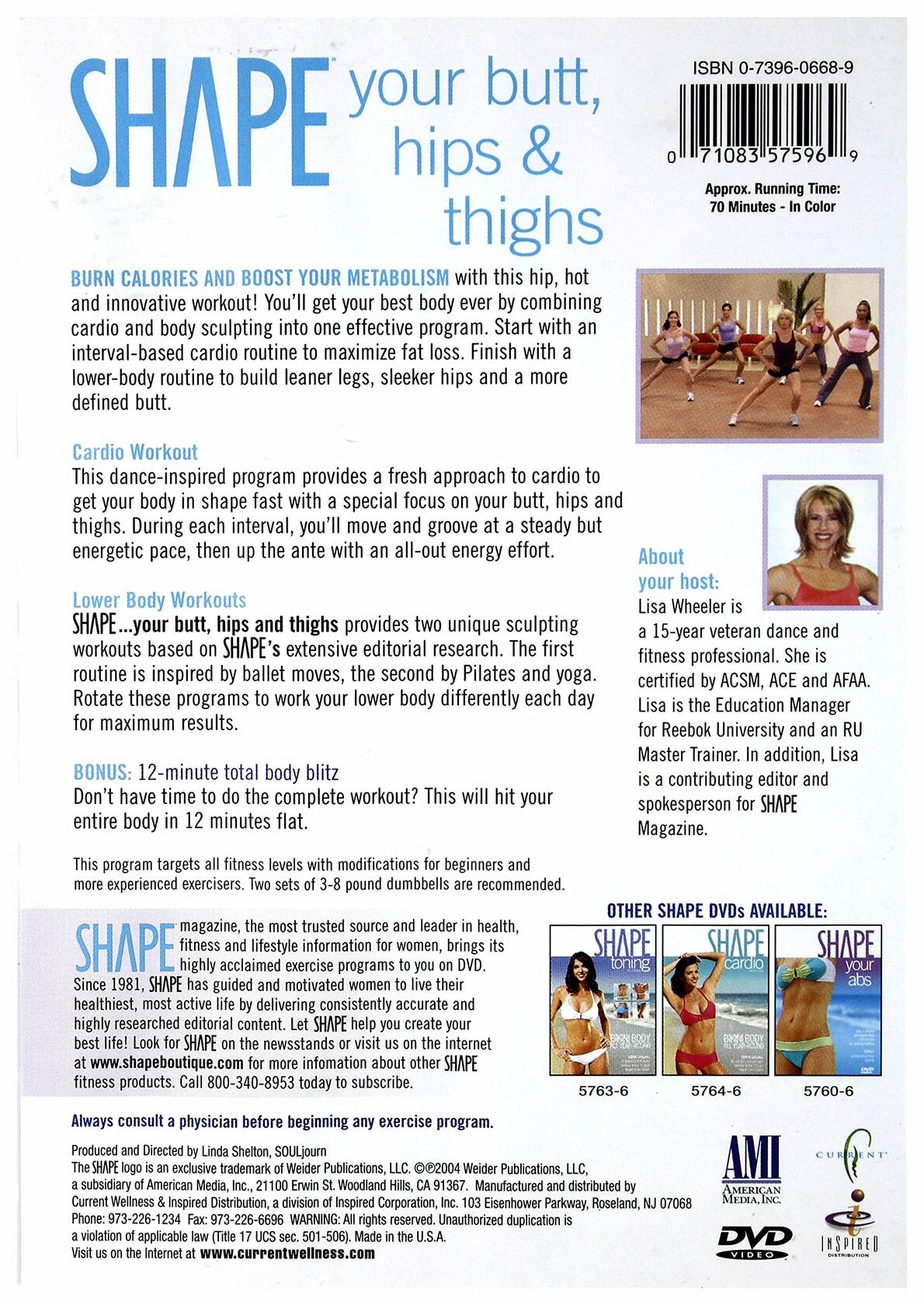 Shape Your Butt, Hips and Thighs [Import] [DVD] - Very Good