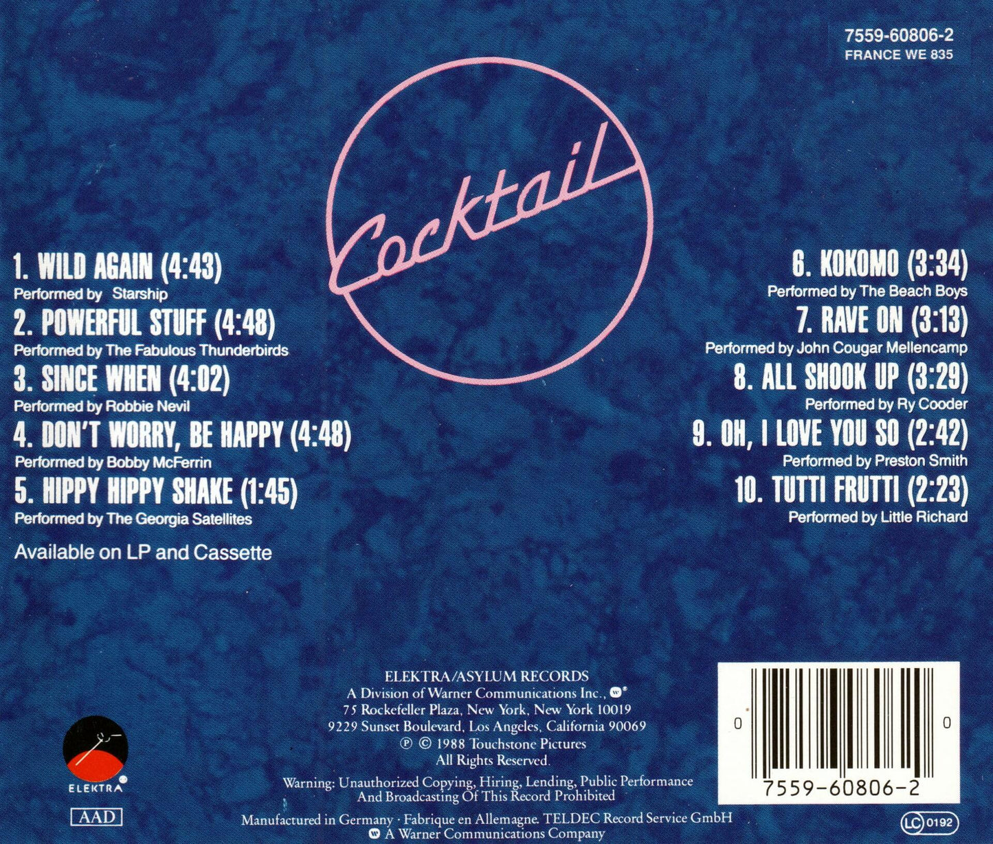 Cocktail [Audio CD] Various Artists and J. Peter Robinson
