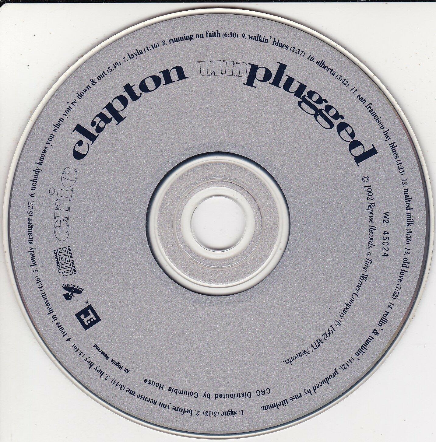 Unplugged (1992) [Audio CD] Eric Clapton [Audio CD] Eric Clapton - Very Good