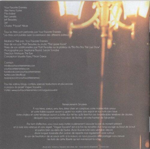 Vague Souvenir - 2012 [Audio CD] YOUR FAVORITE ENEMIES