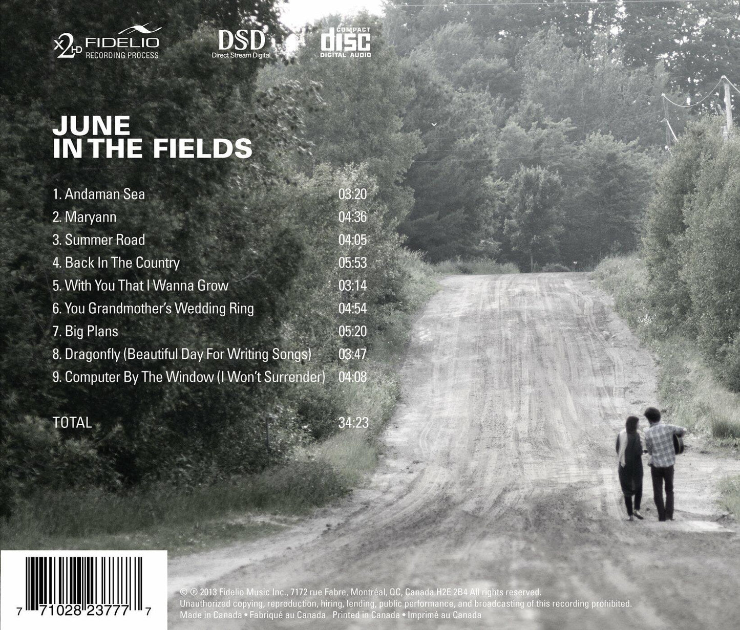 June in the Fields [Audio CD] Renaud and Brouillette - Very Good