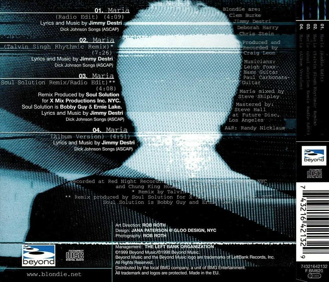 Maria [Audio CD] Blondie - Very Good