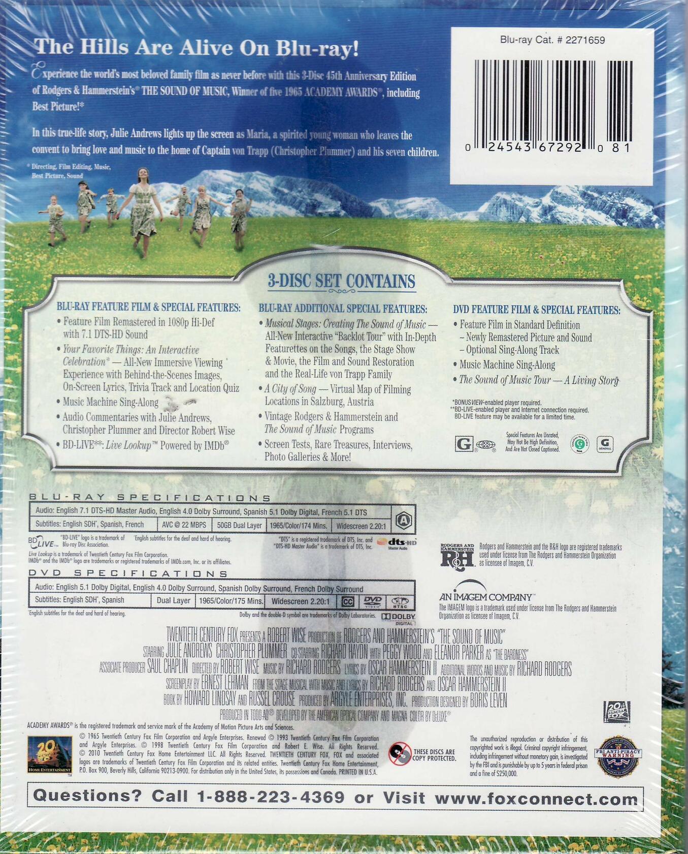Sound Of Music [Audio CD] Andrews, Julie and Irwin Kostal