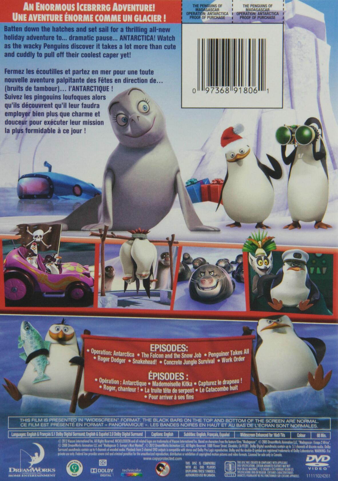 The Penguins of Madagascar: Operation Antarctica (Bilingual) [DVD]