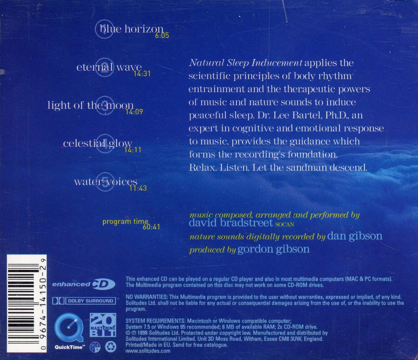 Natural Sleep Inducement [Audio CD]