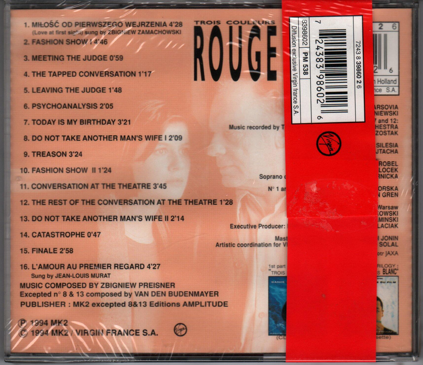 Rouge [Audio CD] Various Artists - Very Good