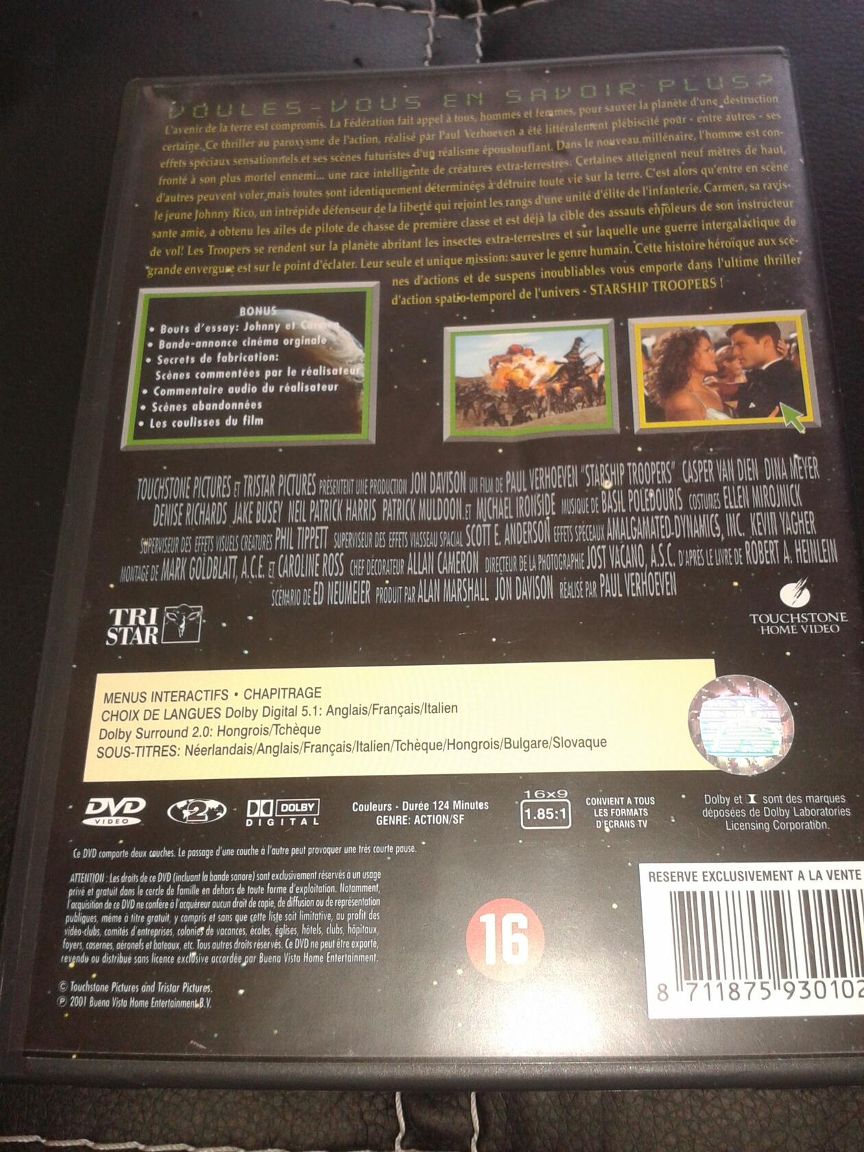 Starship Troopers [Import belge]