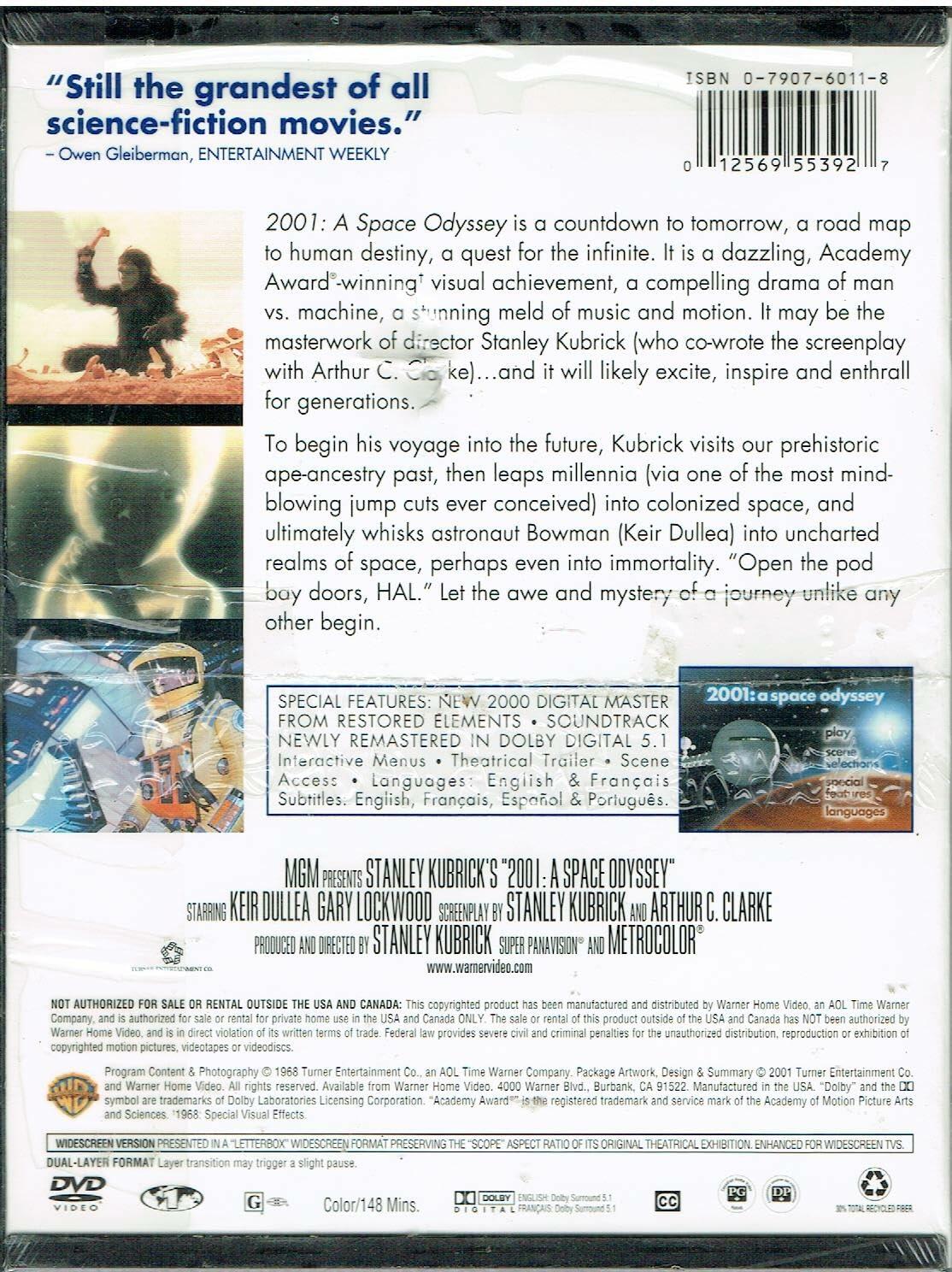 2001: A Space Odyssey (Widescreen) [DVD]