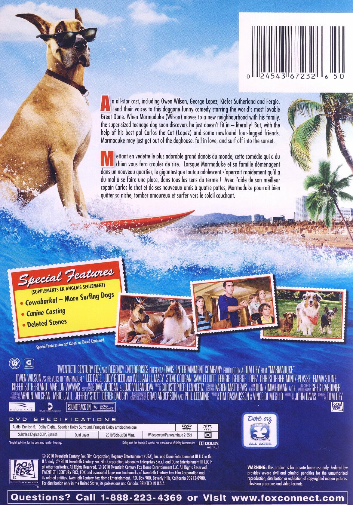 Marmaduke (Bilingual) [DVD] - Good