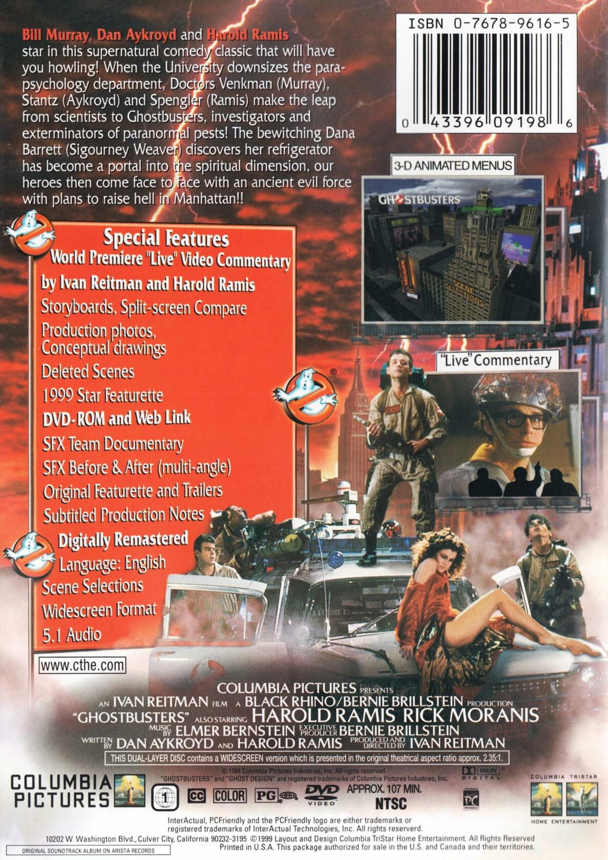 Ghostbusters (Corrected Version) (Bilingual) [DVD]