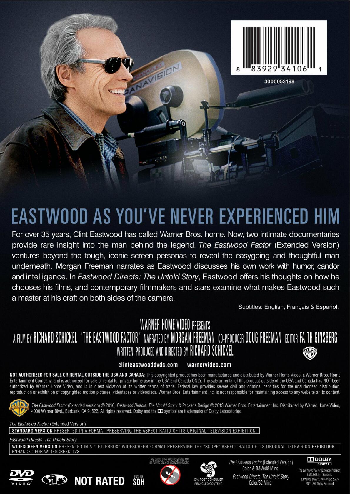 Eastwood Directs: The Untold Story/ the Eastwood Factor: Extended Version [DVD] - Good