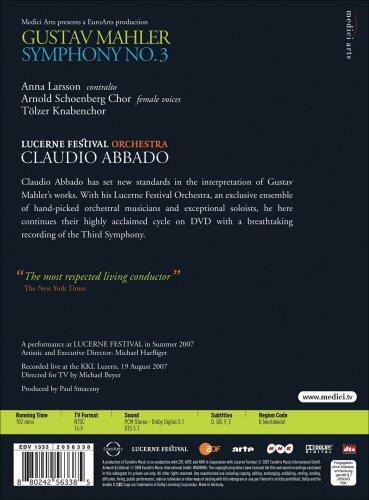 Mahler: Symphony No. 3 [Import] [DVD]