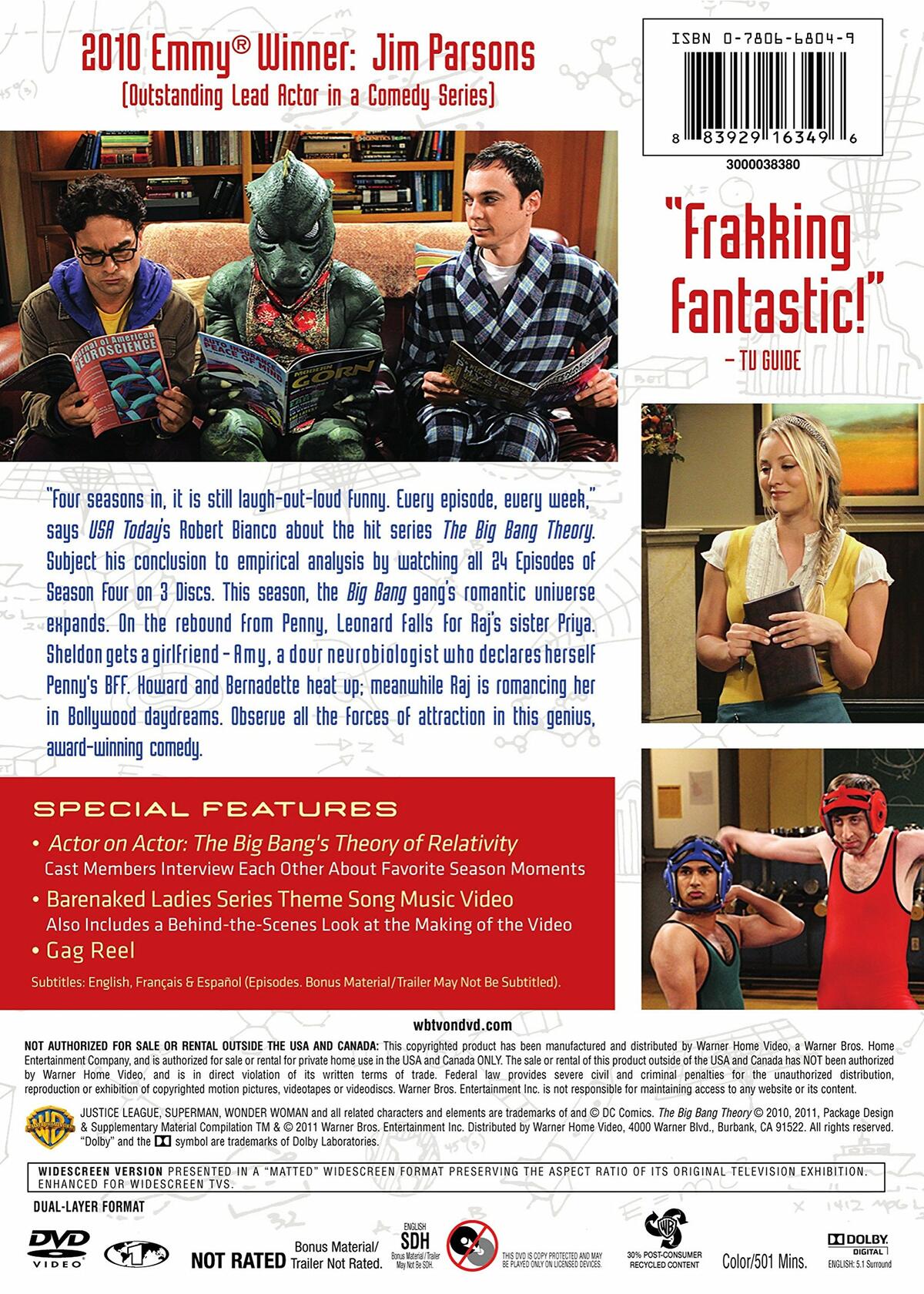 The Big Bang Theory: The Complete Fourth Season [DVD] - Good