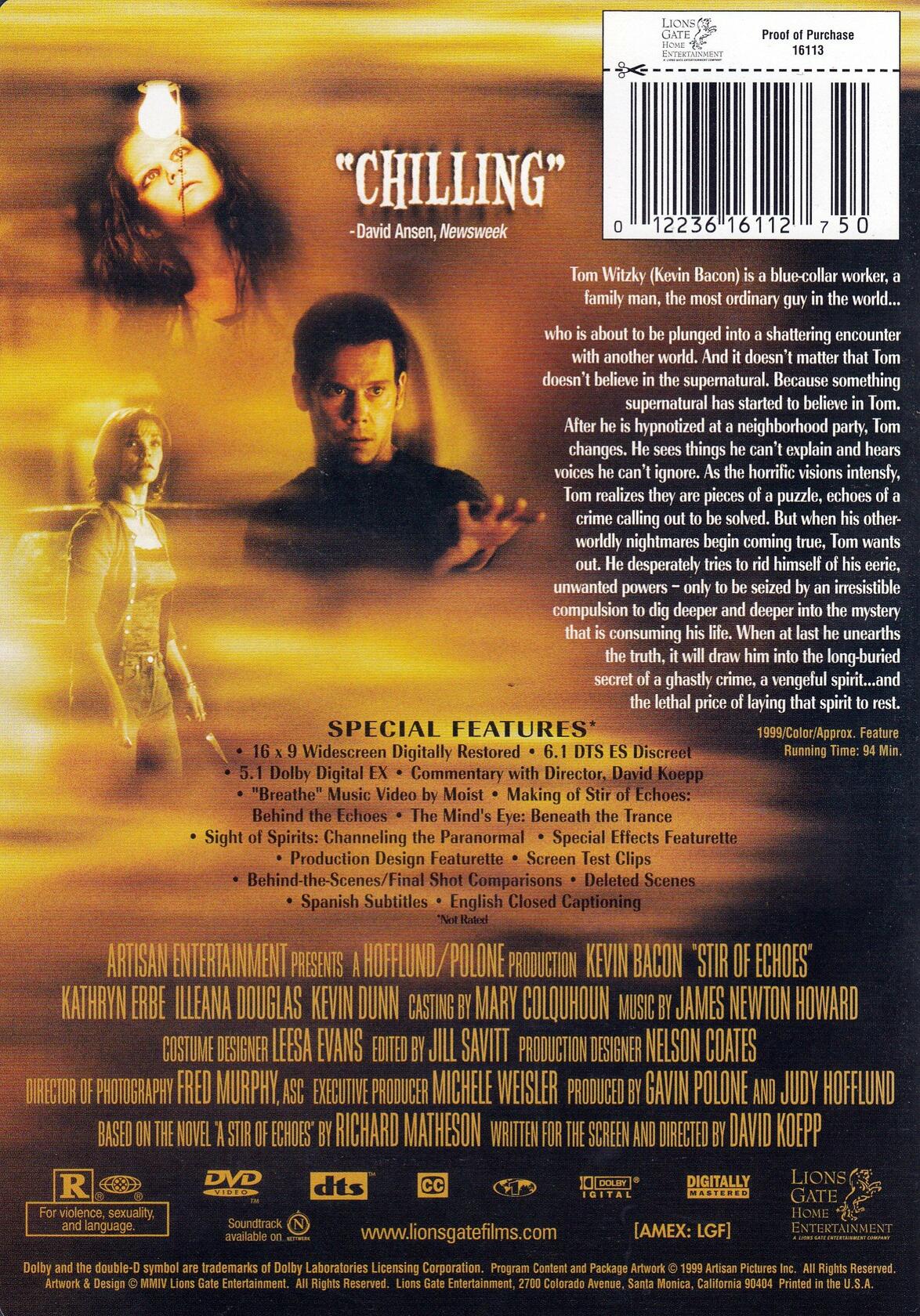 Stir of Echoes (Special Edition) [DVD]