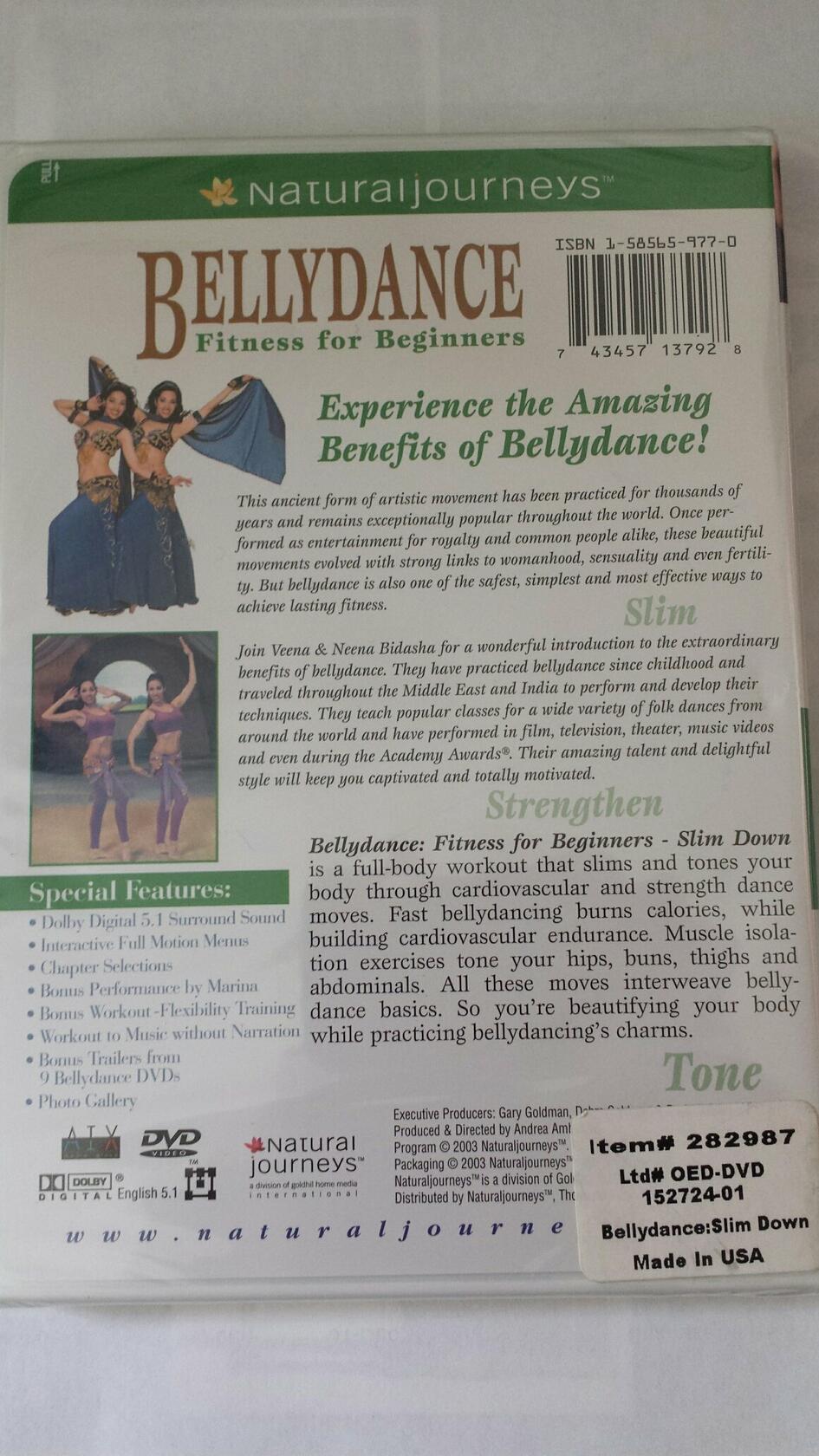 Bellydance Fitness for Beginners: Slim Down [Import] [DVD] - Good