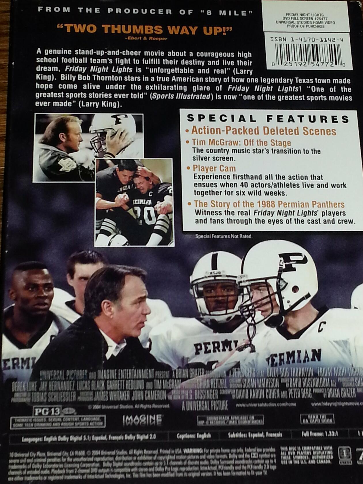 Friday Night Lights (Full Screen) (Bilingual) [DVD]
