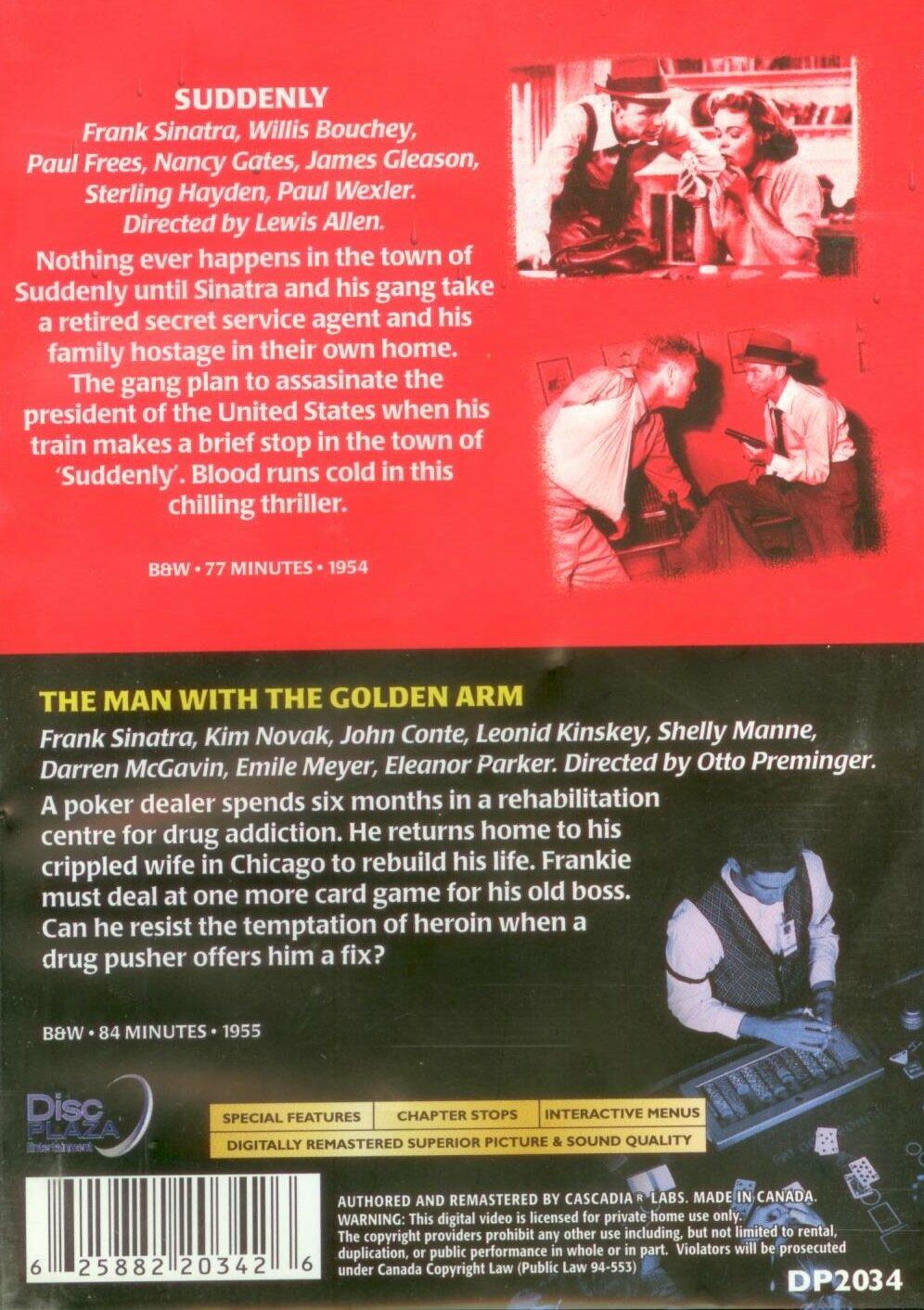 Suddenly/The man with the golden arm Double Feature [DVD]