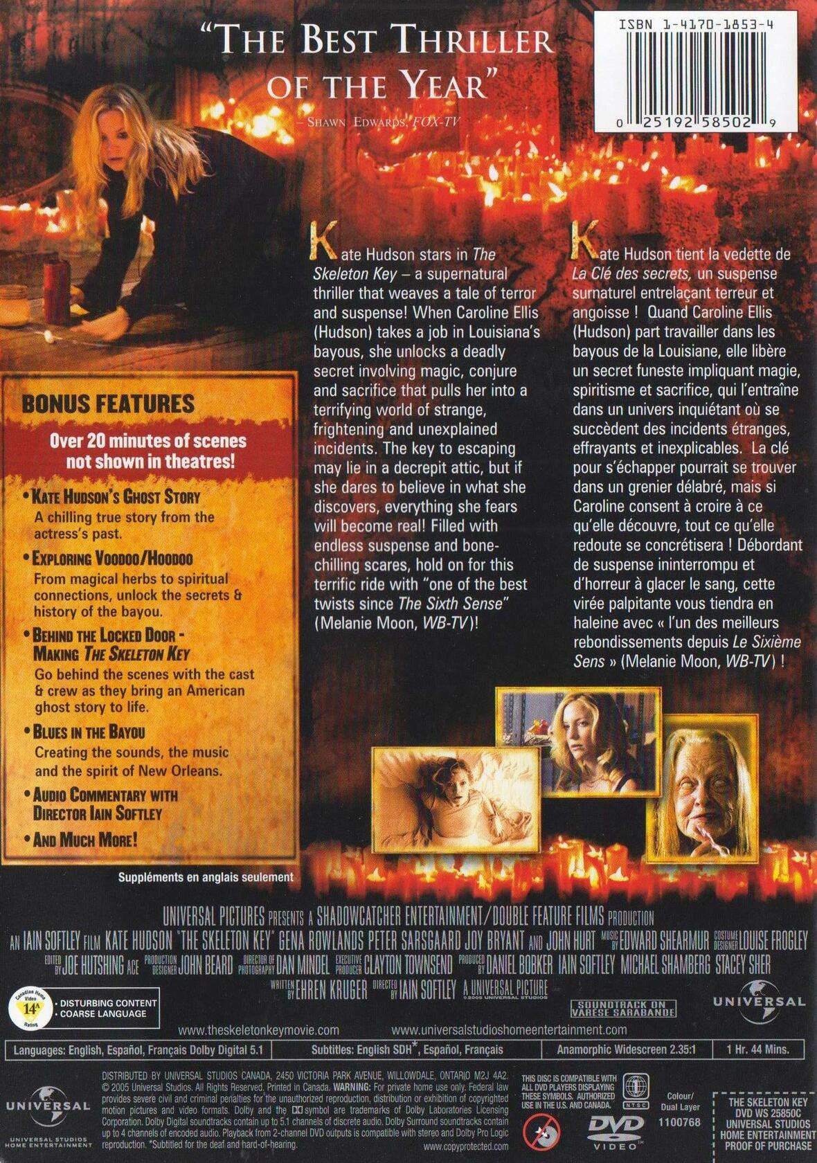 The Skeleton Key (Widescreen) [DVD] - Good