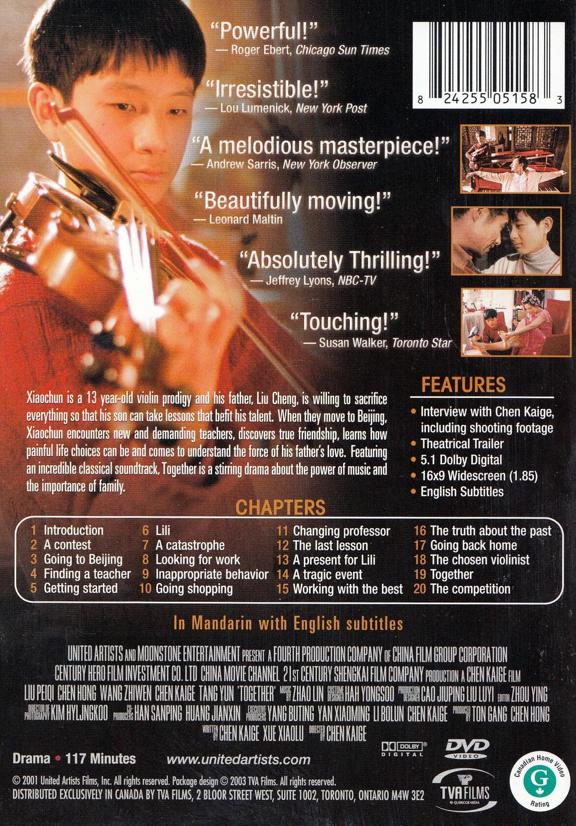 Together (2001) [DVD] - Good