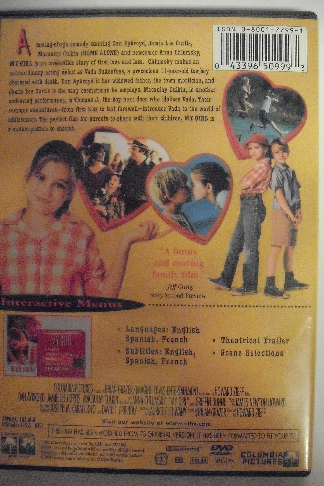 My Girl (Bilingual) [DVD] - Good