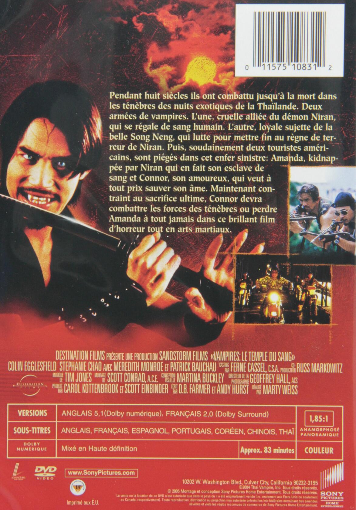Vampires:The Turning French (Bilingual) [DVD] - Good
