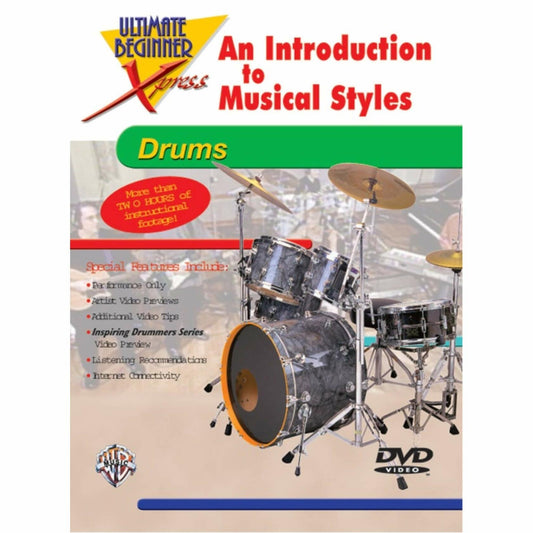 Alfred 00-999047 Ultimate Beginner Xpresso- an Introduction to Musical Styles for Drums - Music Book [DVD] DIVERS AUTEURS
