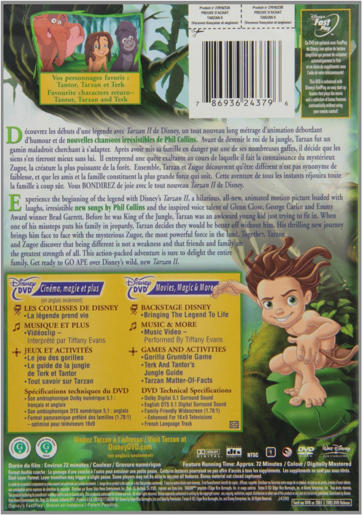 Tarzan II (Version française)