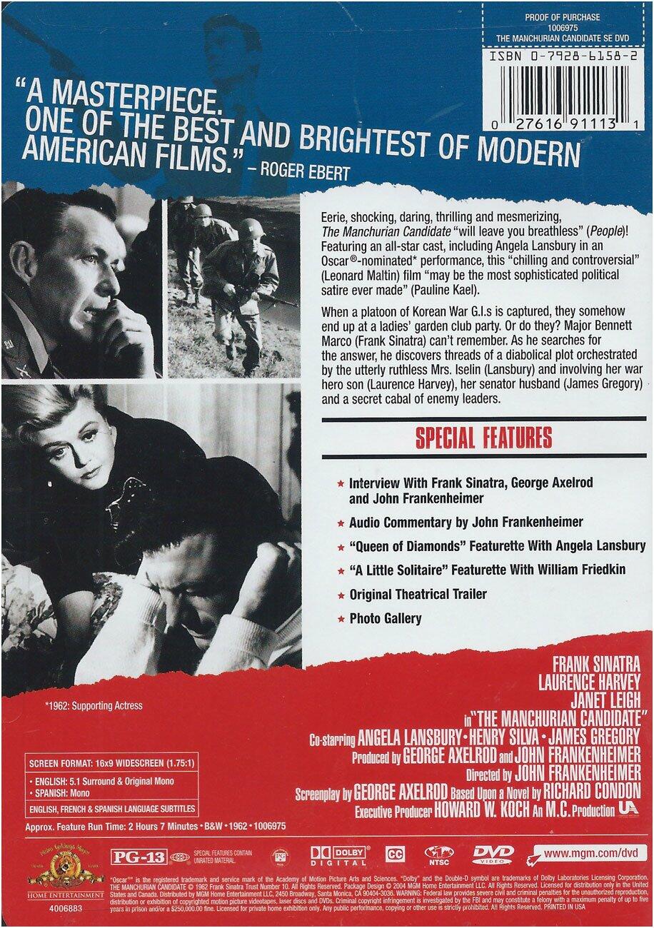 The Manchurian Candidate (Special Edition) [DVD] - Good