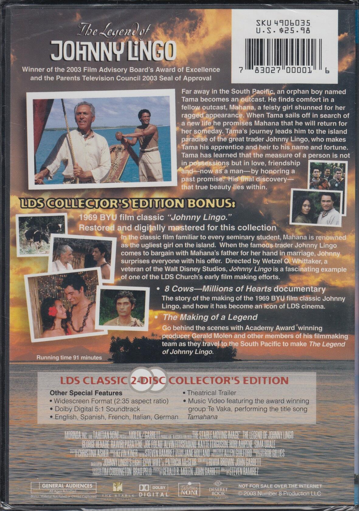 The Legend of Johnny Lingo [DVD] - Good