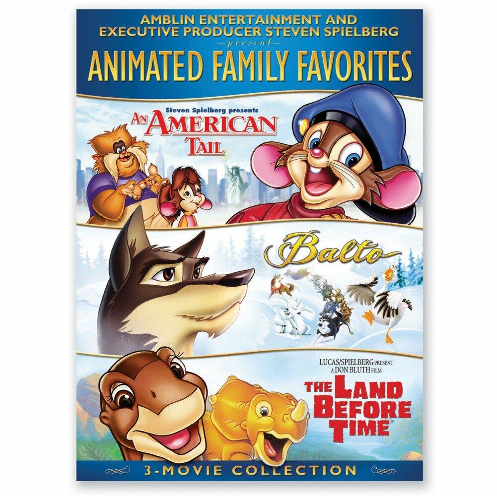 Animated Family Favourites 3-Movie Collection (An American Tail / Balto / The Land Before Time) [DVD]