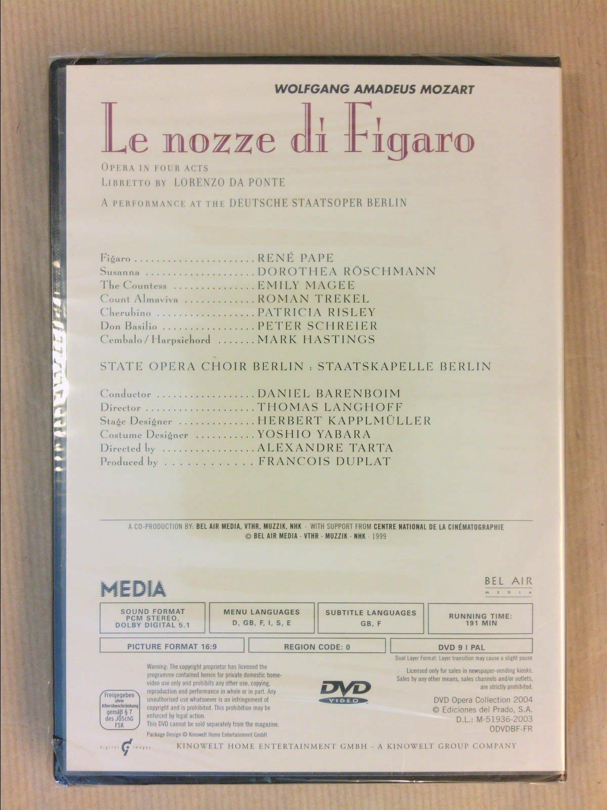 Nozze Di Figaro (Widescreen) [DVD] - Good