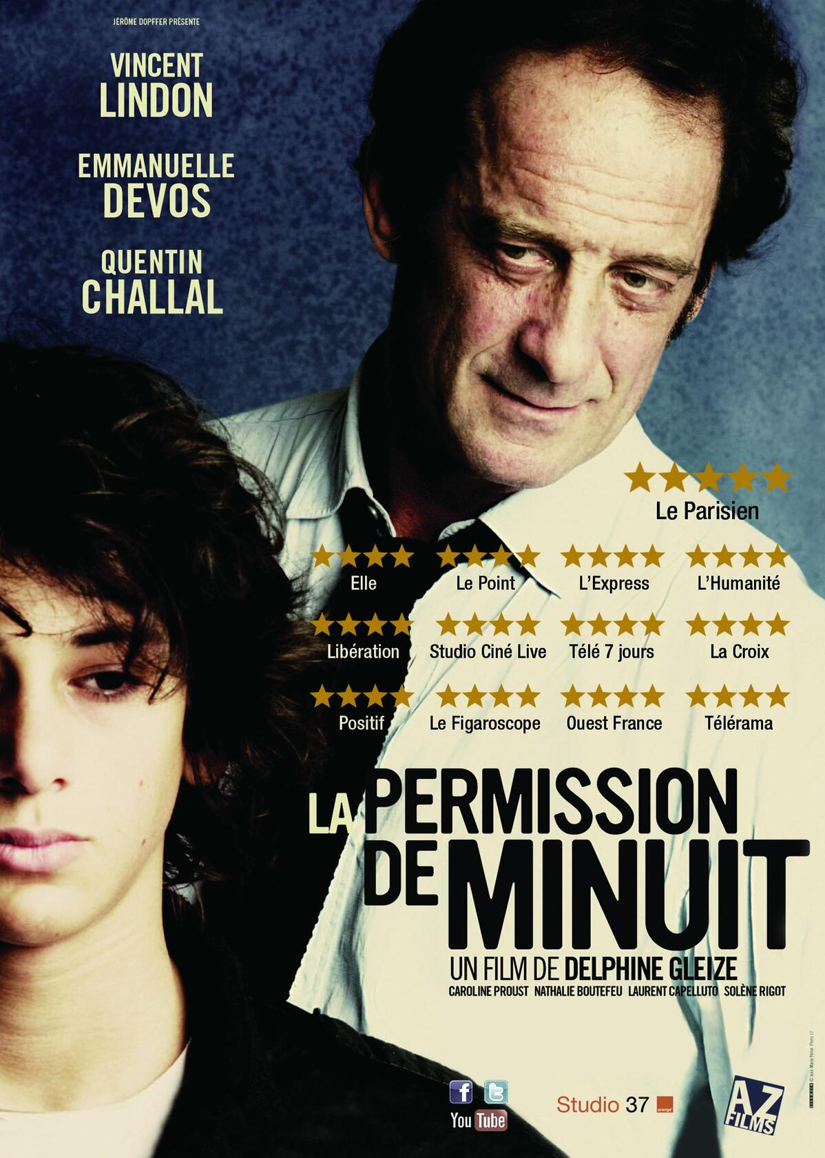 La permission de minuit (Bilingual) [DVD] - Good