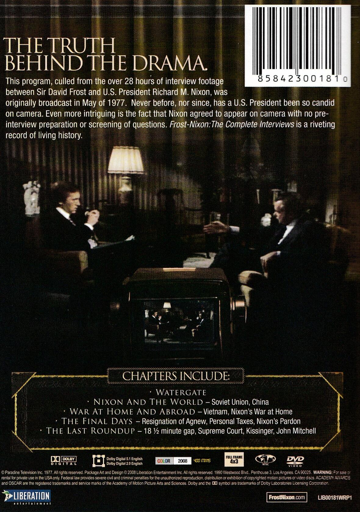 Frost/Nixon-The Complete I [DVD]