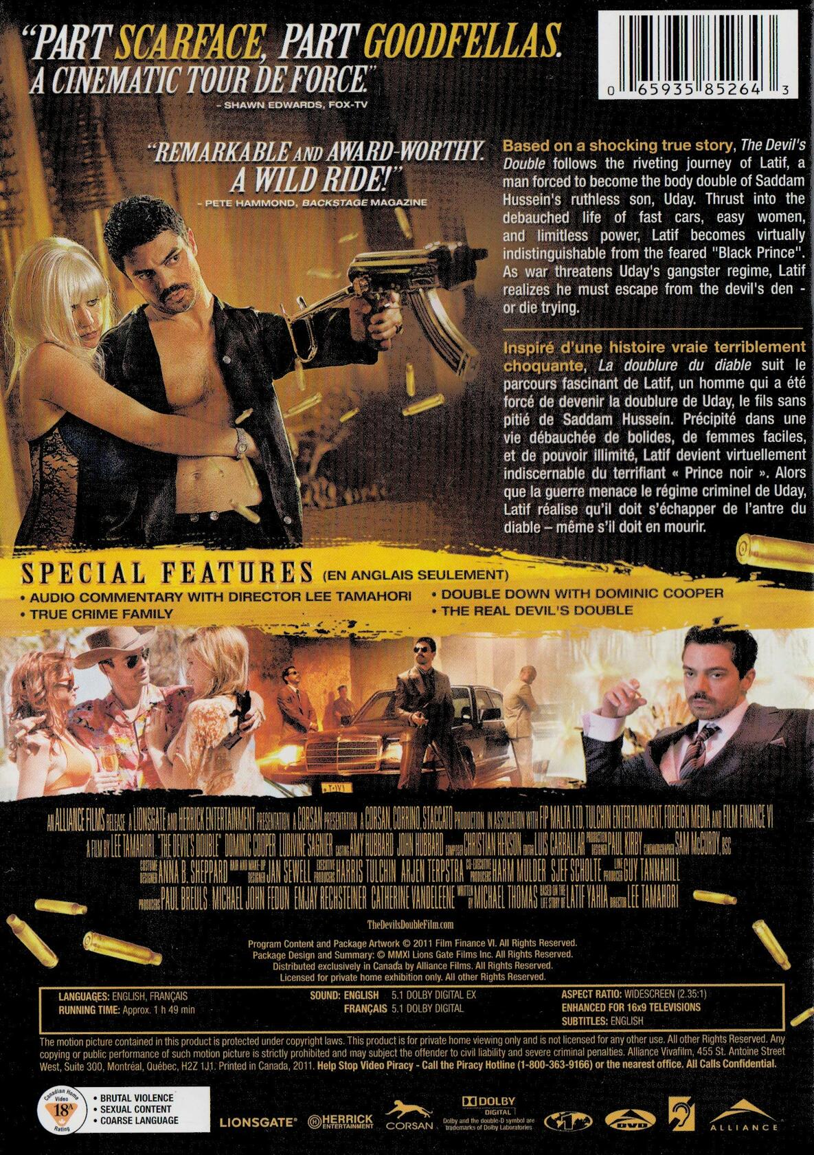 The Devil's Double [DVD]