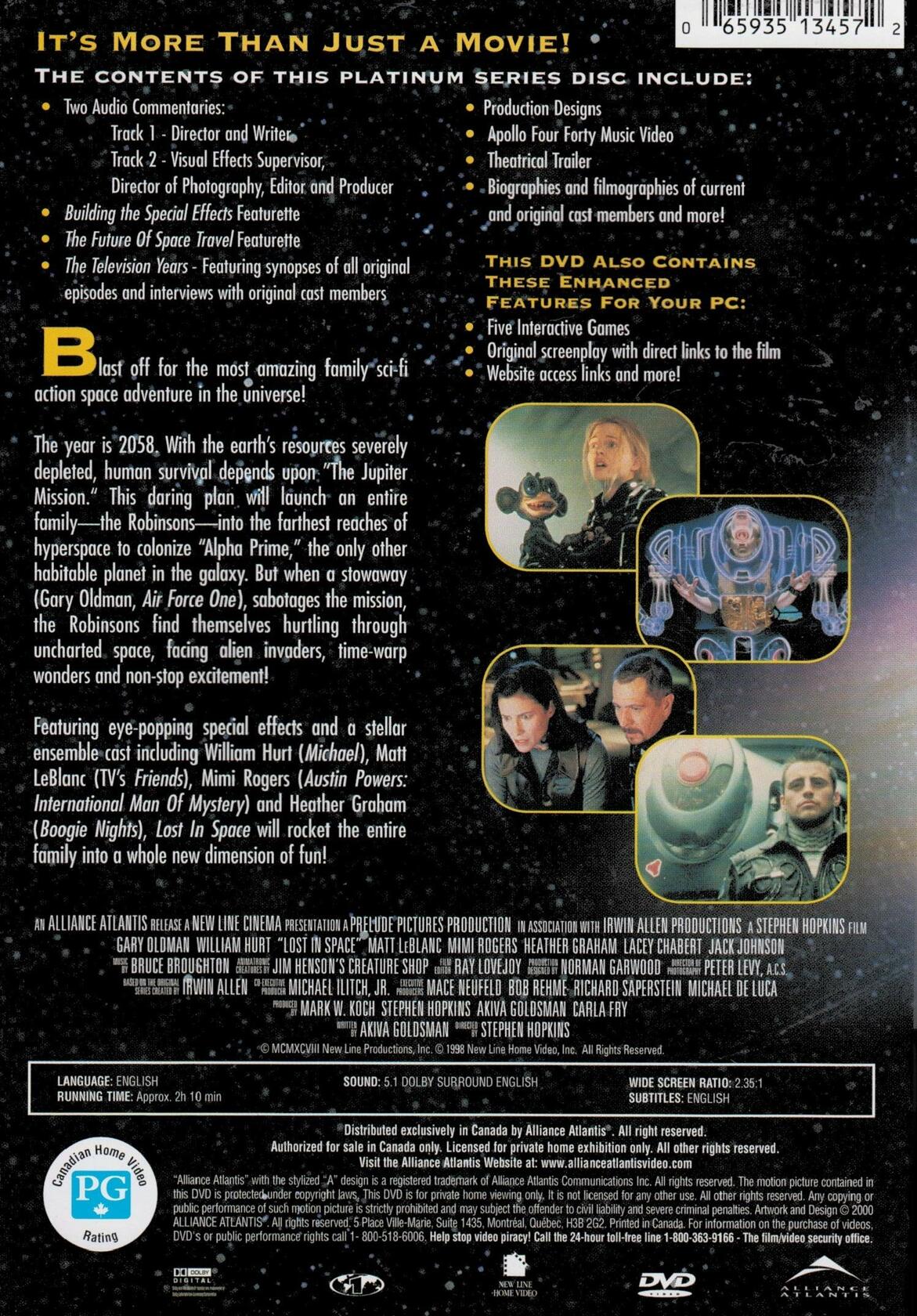 Lost in Space [DVD] - Good