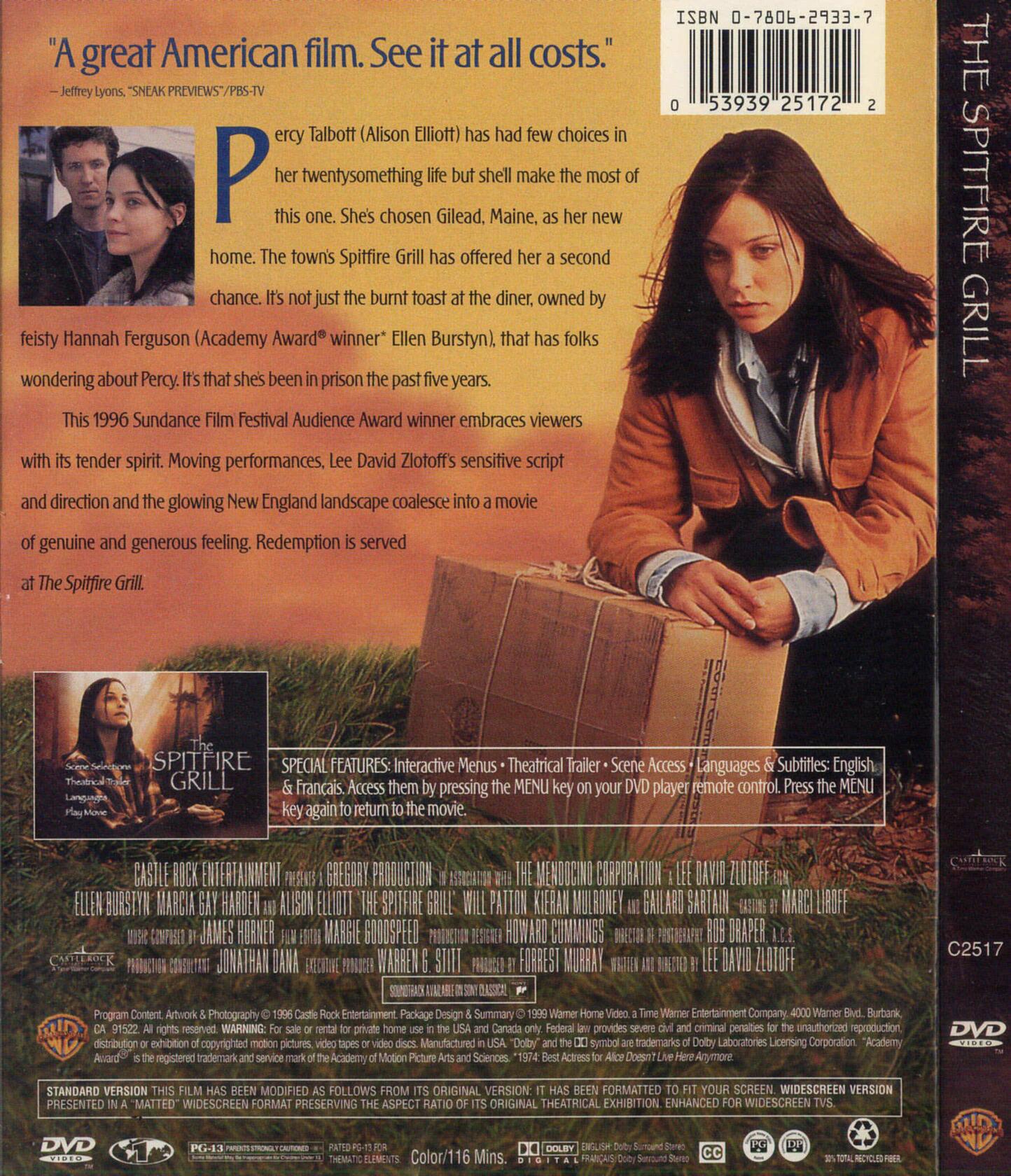 The Spitfire Grill (Widescreen/Full Screen) [DVD] - Good