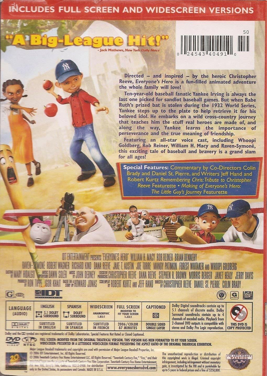 Everyone's Hero [DVD] - Good