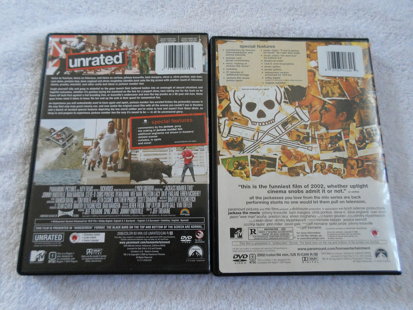Jackass Number Two (Unrated Widescreen Edition) [DVD] - Good