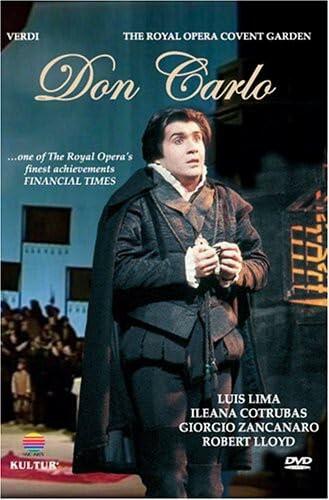 Verdi - Don Carlo / Lima, Cotrubas, Zancanaro, Baglioni, Lloyd, Haitink, Covent Garden Opera [DVD] - Good