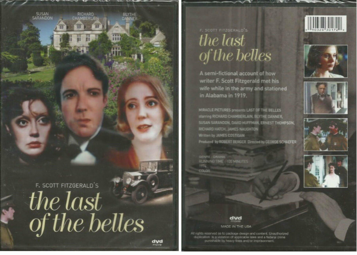F. Scott Fitzgerald's The Last Of The Belles [DVD] - Good
